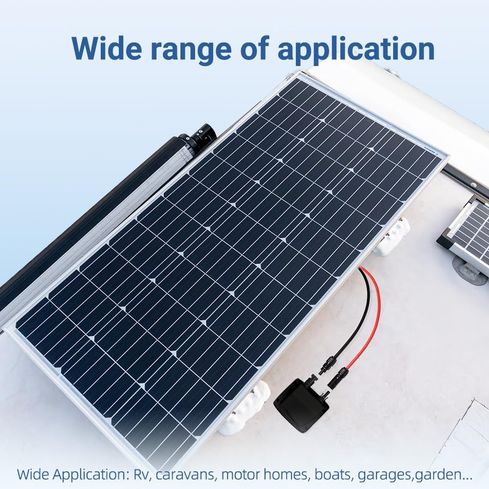 Solar Cable Entry Gland, Dual Cable Entry Housing with 1m 6mm² Solar Extensio…