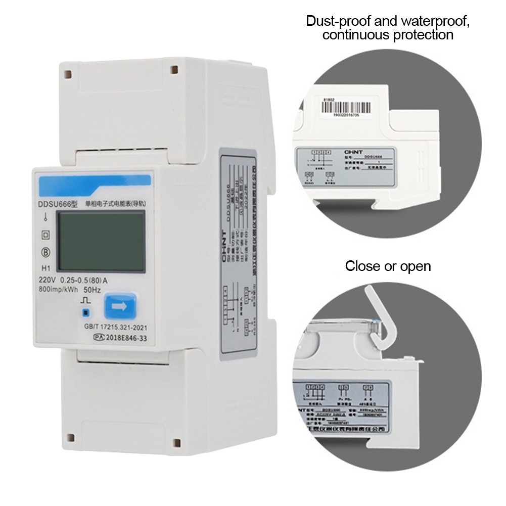 Electricity Usage Monitor DDSU666 for Residential and Commercial Settings