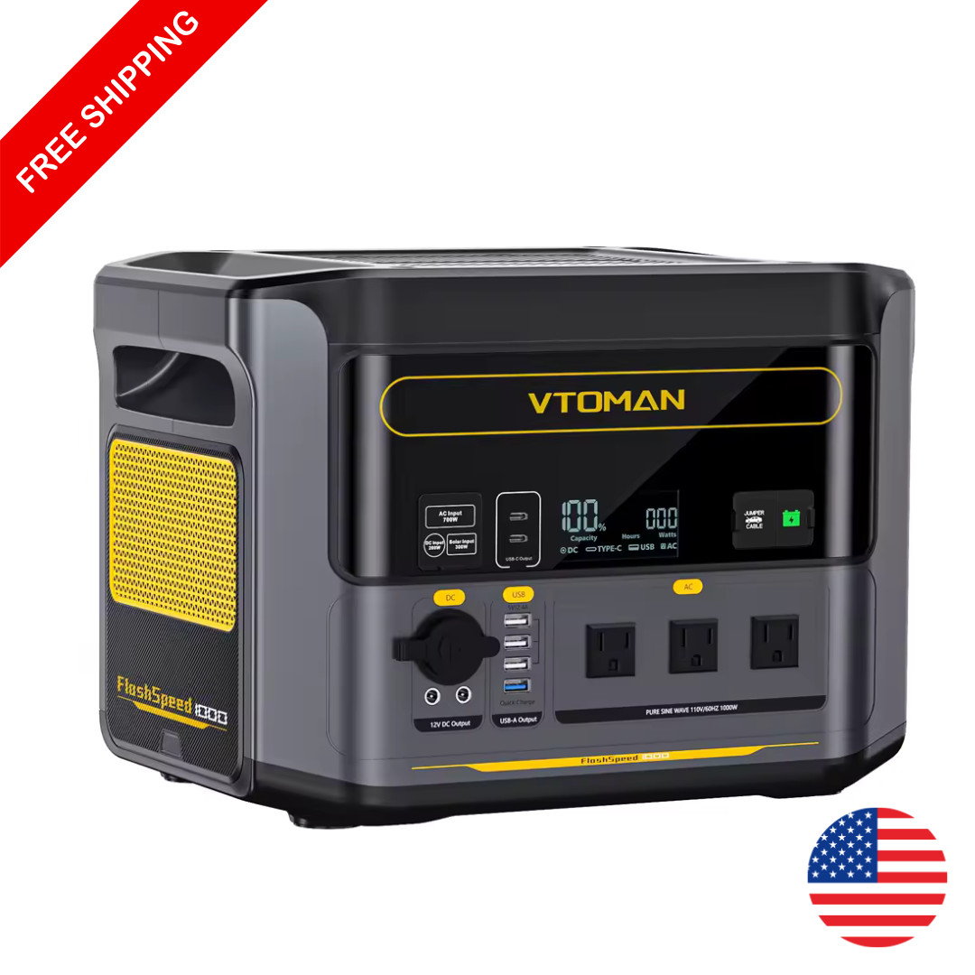 Jump 1800 Portable Power Station 1548Wh LiFePO4 Solar Generator 1800W Home Campi