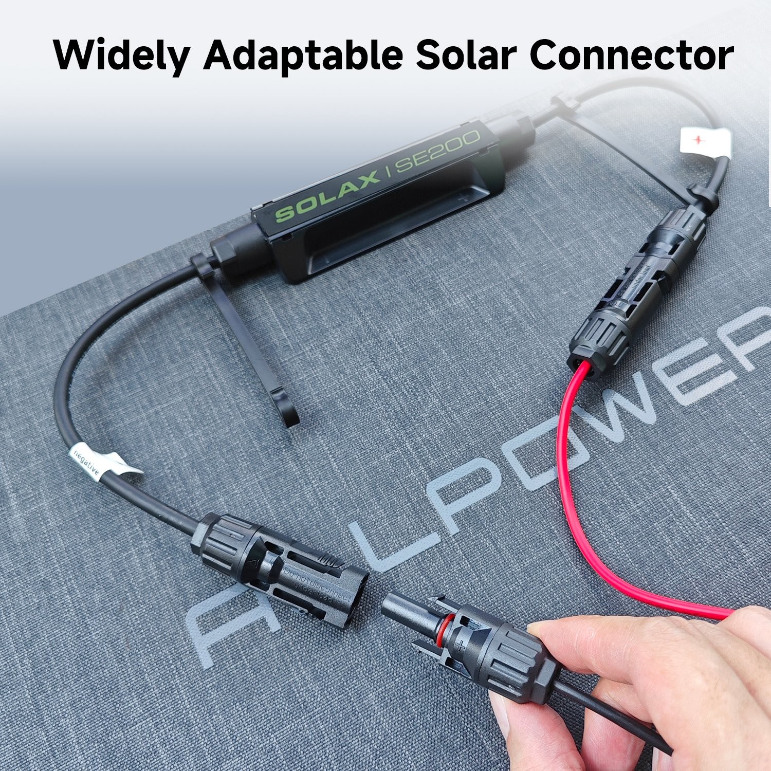 ALLPOWERS 200W Portable Solar Panel for Laptops RV Solar Generator Van Camping