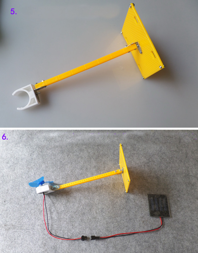 Solar Power Generator DC Motor Fan Solar Toy For Science Education Model Kit DIY