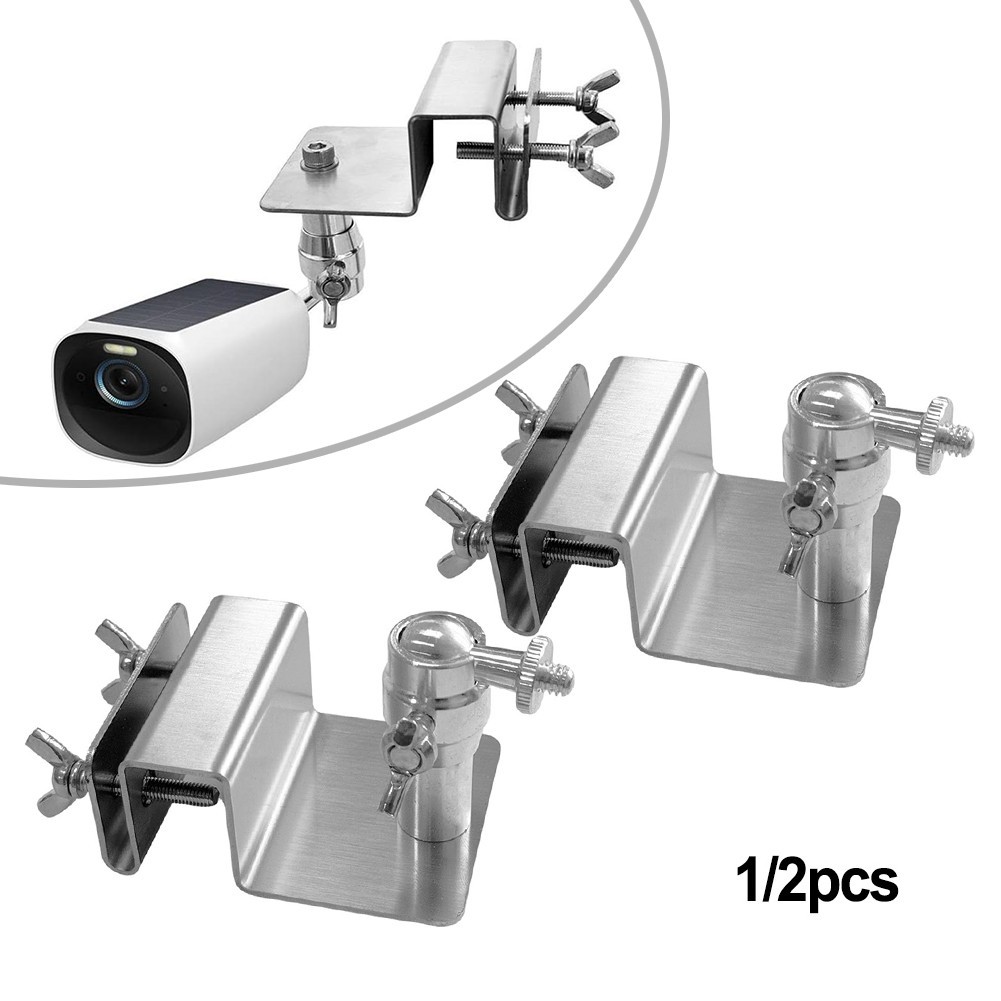 Stainless Steel Solar Panel Mount for Eufy and For Arlo Camera Systems