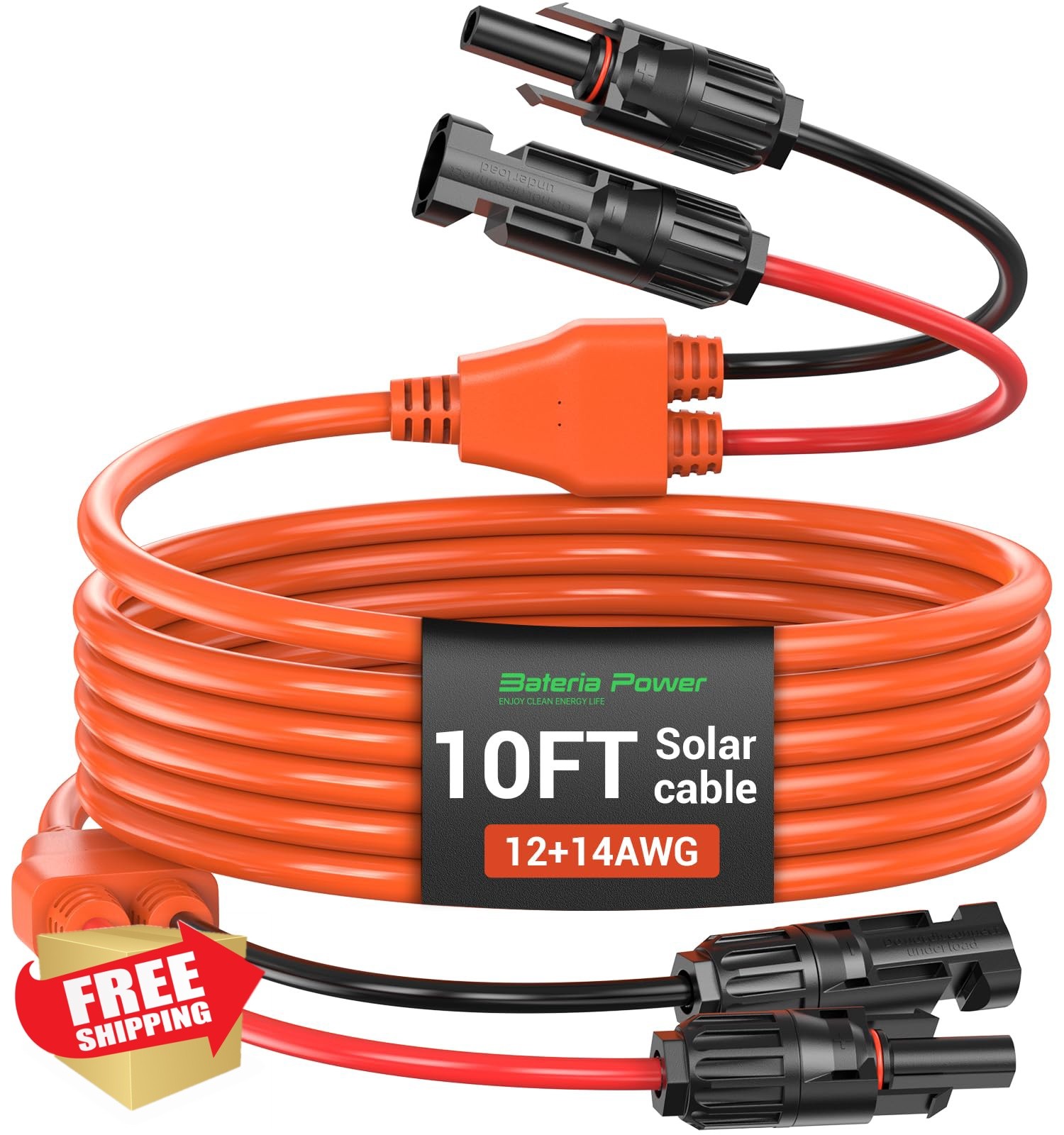 Bateria Power Solar Extension Cable 14AWG 10FT RV Generator