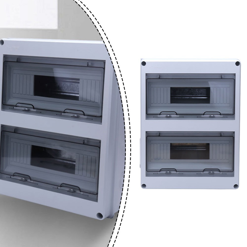 Assured ABS Plastic Distribution Box Featuring a Total of 24 Circuits Available
