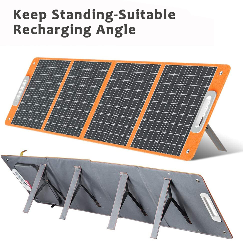 18v 100w foldable portable solar pannel Dc output PD type C Qc 3.0 fast deliver