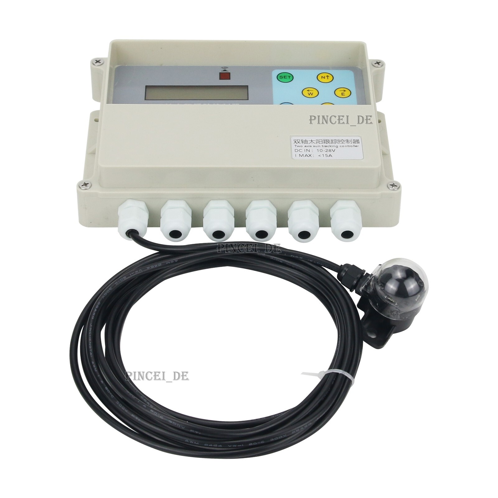 NEW Dual Axis Solar Tracker Controller Automatic Solar Tracking Remote Control