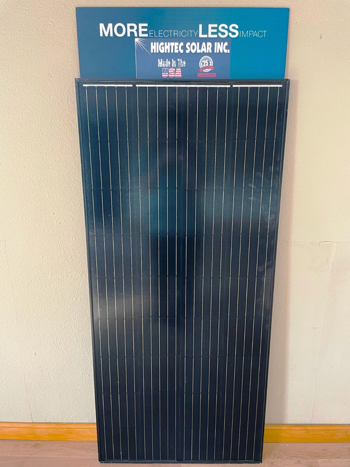 1- 215W Solar Panel Off Grid RV Boat solar panels BLACK FRAME BLACK FRONT new