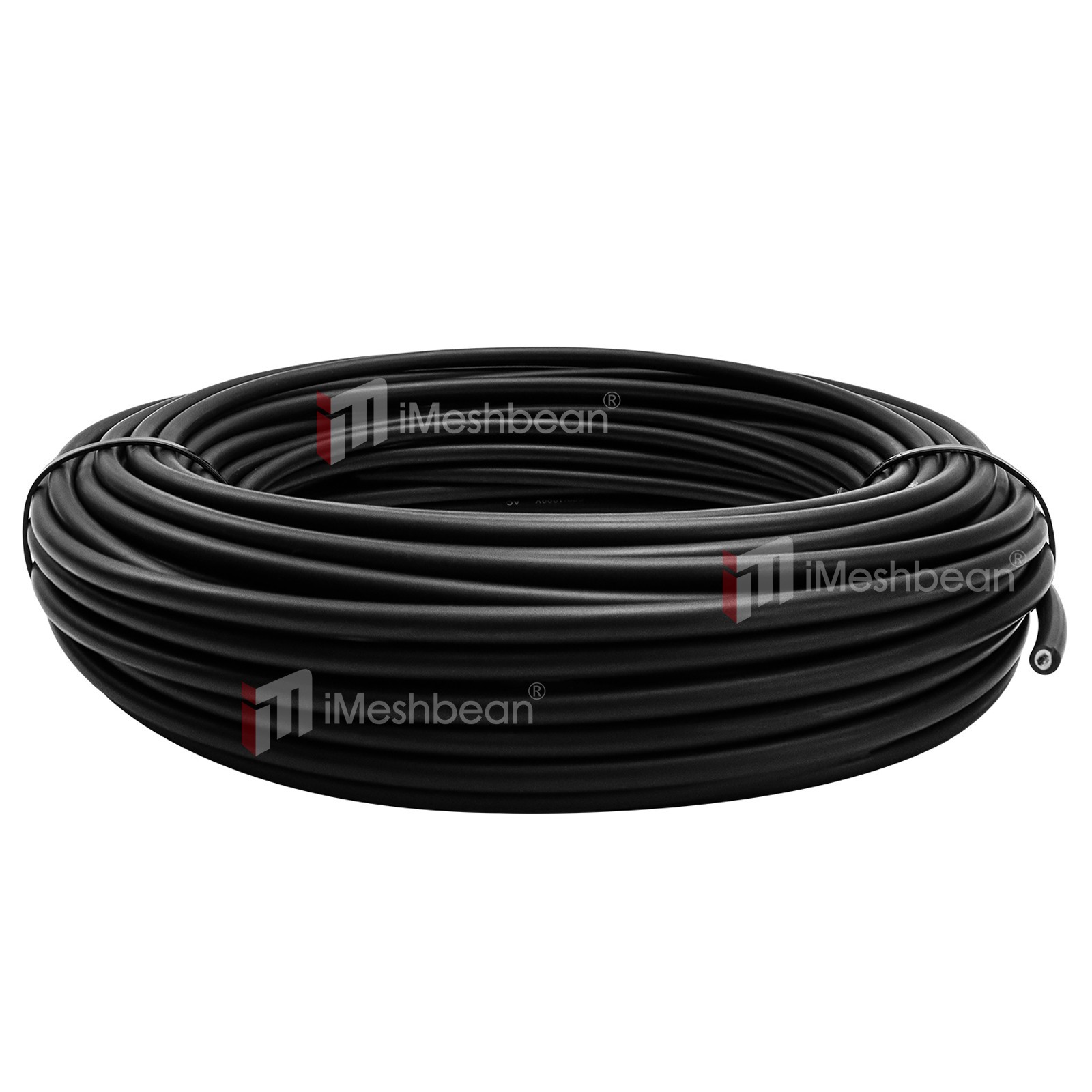 200FT 10AWG Black Solar Panel Extension Cable PV Wire Waterproof Solar Connector