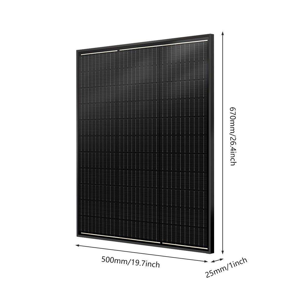 120 Watt 18V Solar Panel 22% High Efficiency Monocrystalline PV Modules for RV