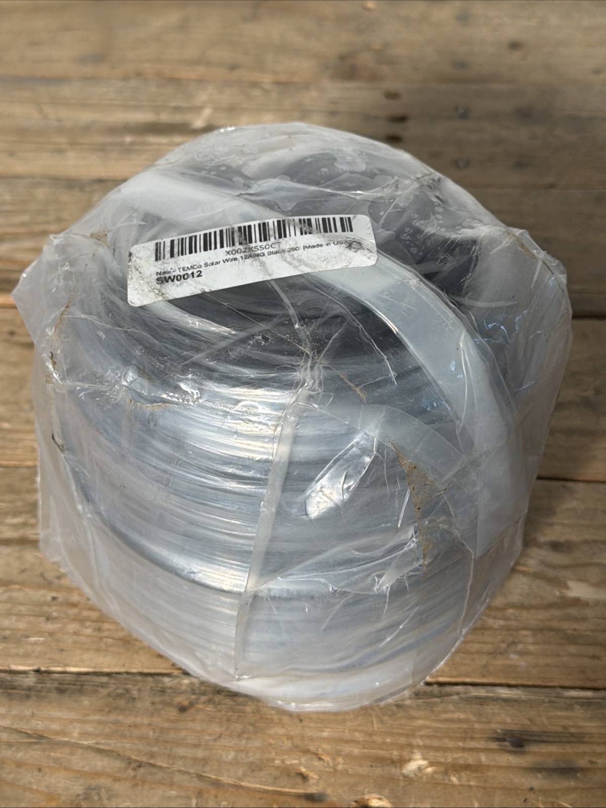 12 AWG Solar Panel Wire 250′ Power Cable UL 4703 Copper MADE IN USA PV Gauge