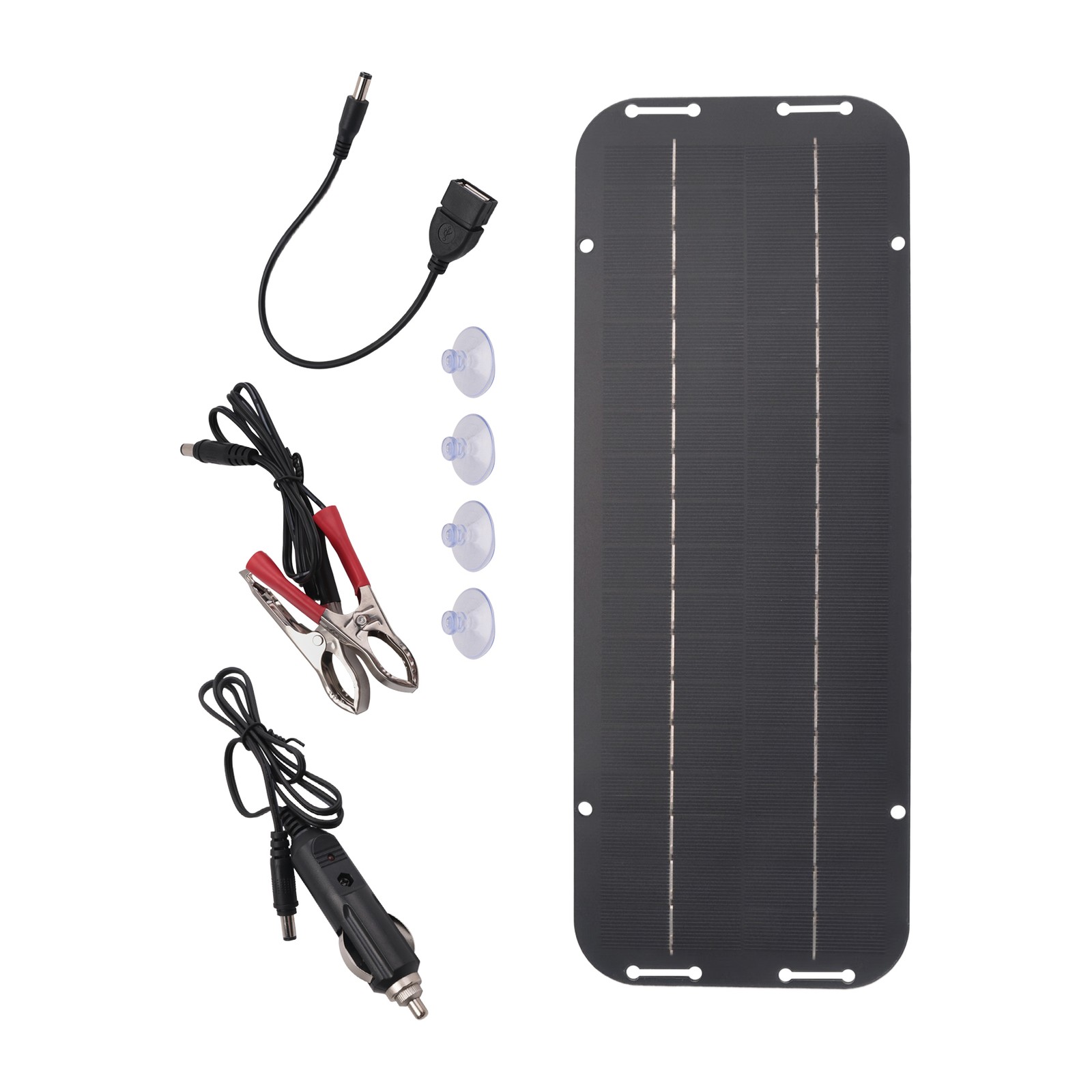 12V 6W Solar Panels Car Motorcycle Kick Scooter Portable Solar Panel Car 9374