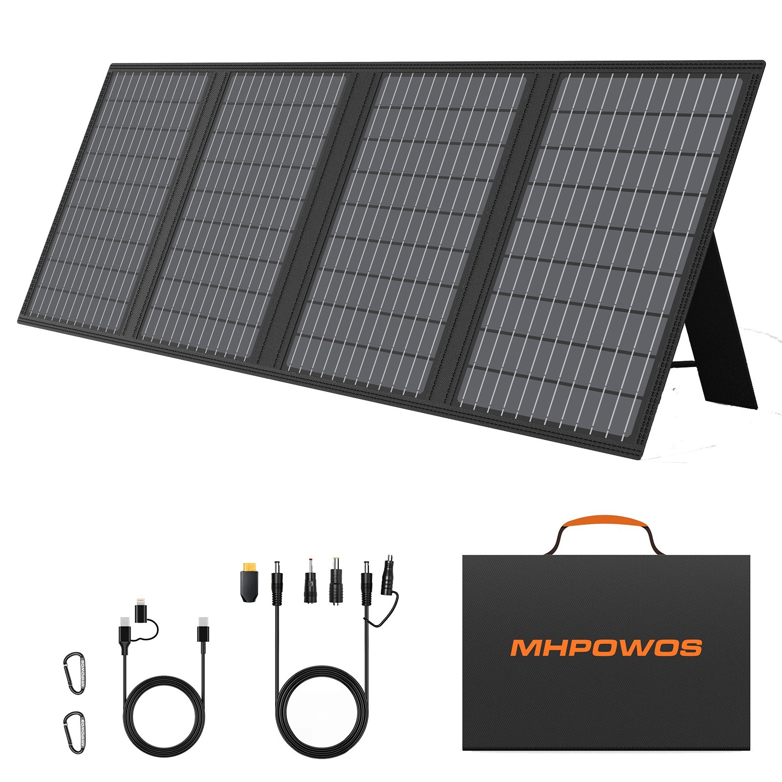 MHPOWOS 45W 60W Type C Solar Panel Charger Folding IP67 for Jackery Explorer 300
