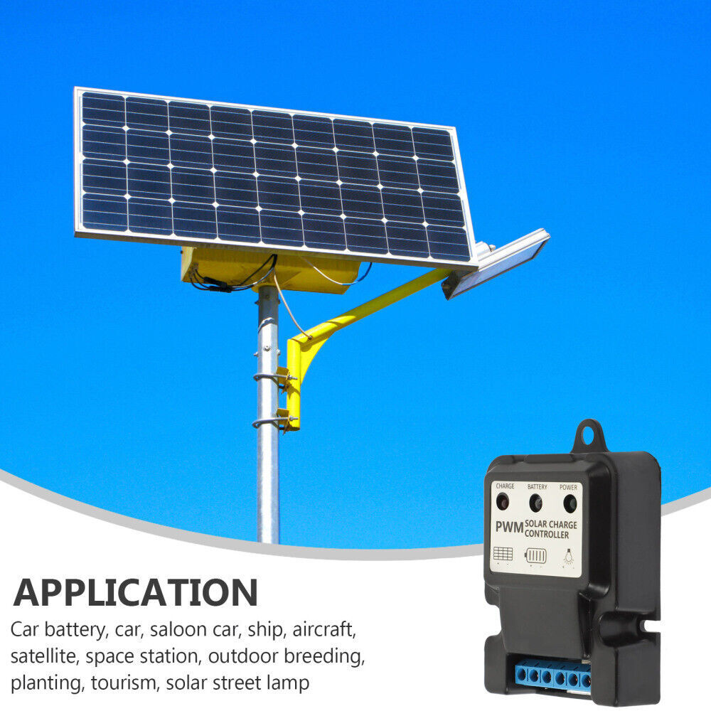 6V 12V 10A Solar Controller Battery Charger Regulator Intelligent