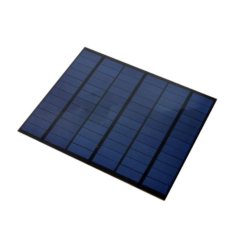 18V 3.5W Polycrystalline Mini DIY Solar Power Bank Panel Battery Cell