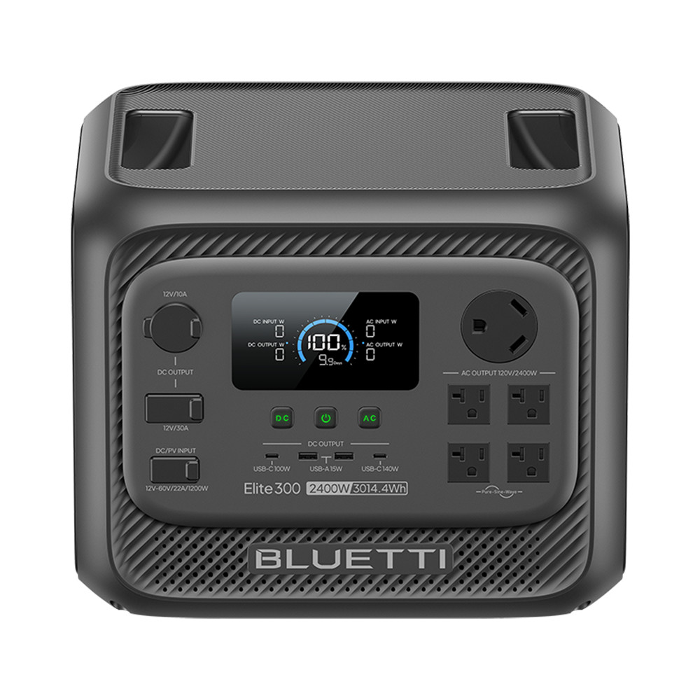 BLUETTI Elite 300 3014Wh Portable Power Station Generator+560W Car Charger
