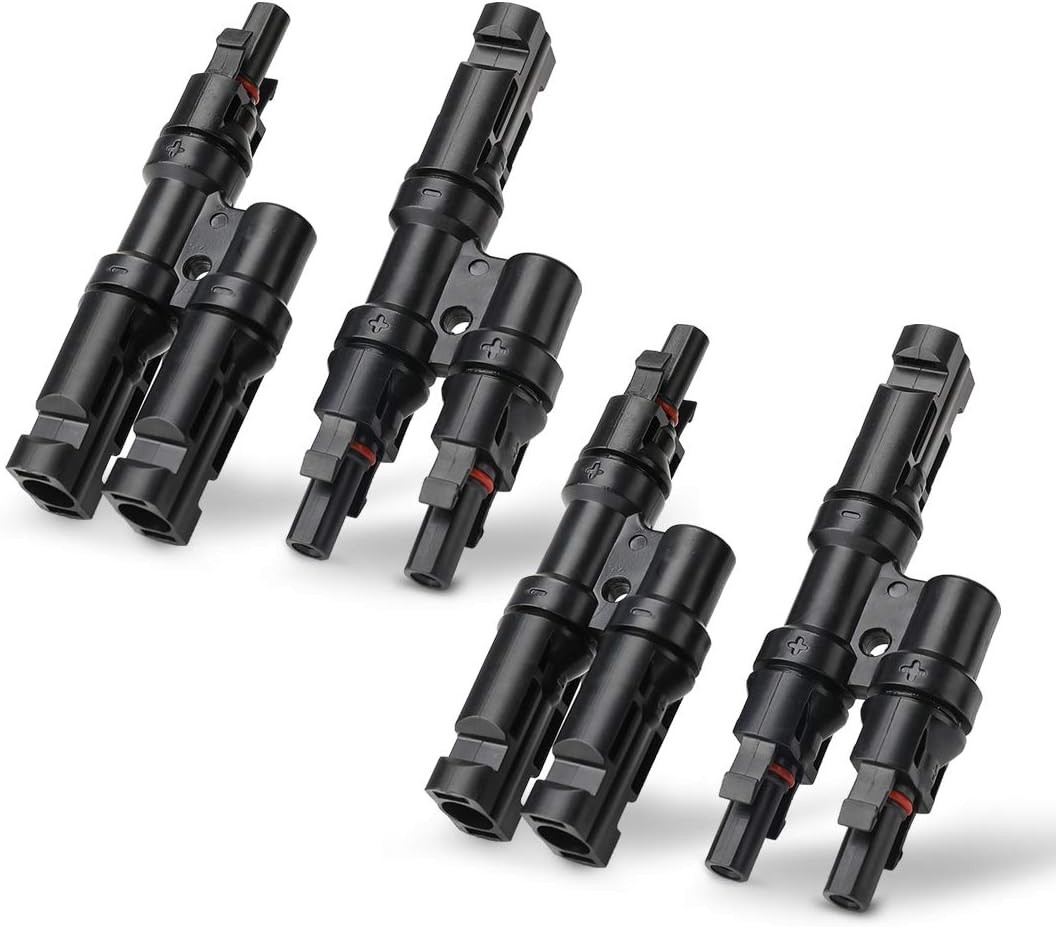 Solar Y Branch Connectors 2 Pairs Waterproof