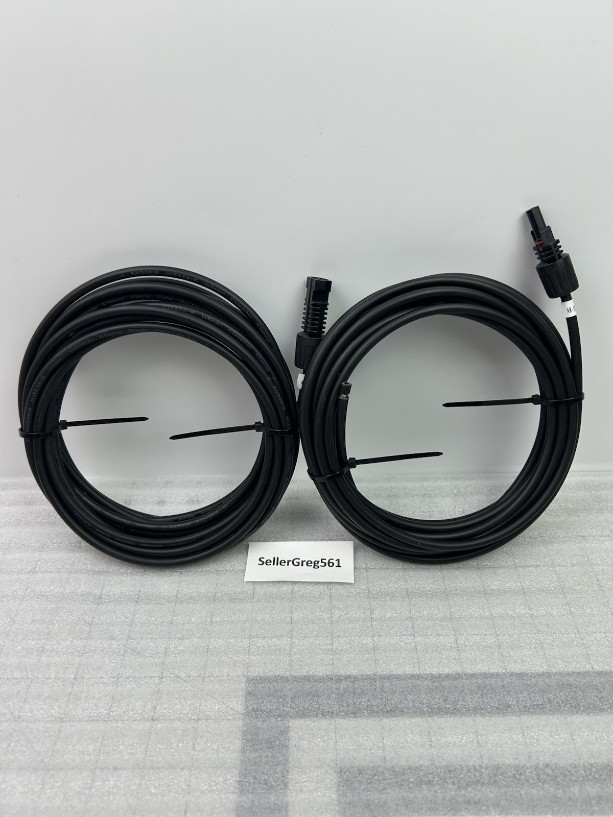 20FT Solar Panel Extension Wire with Female & Male Connectors 10AWG (1 Pair).