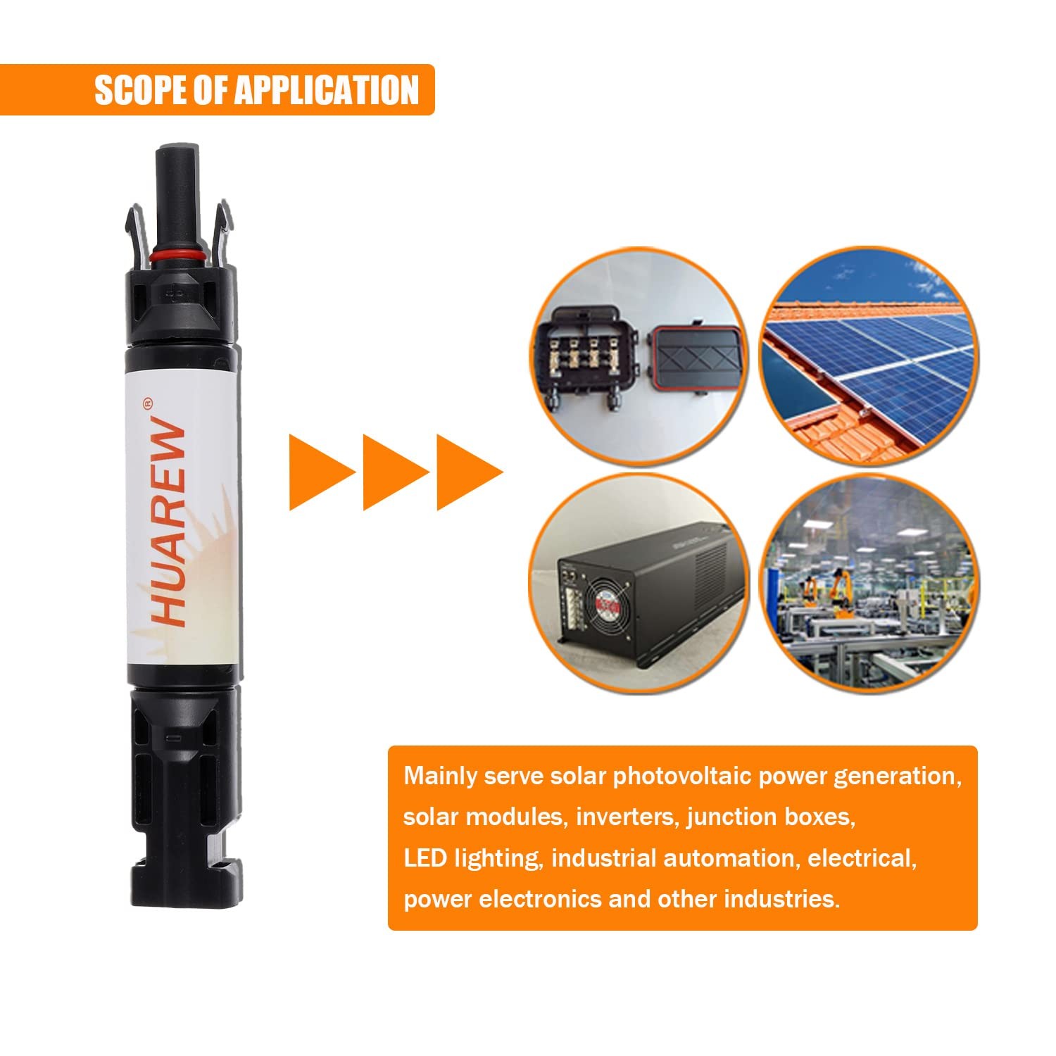 15A Solar Fuse Holder Waterproof PV Inline Fuse Holder for Solar Panel DC