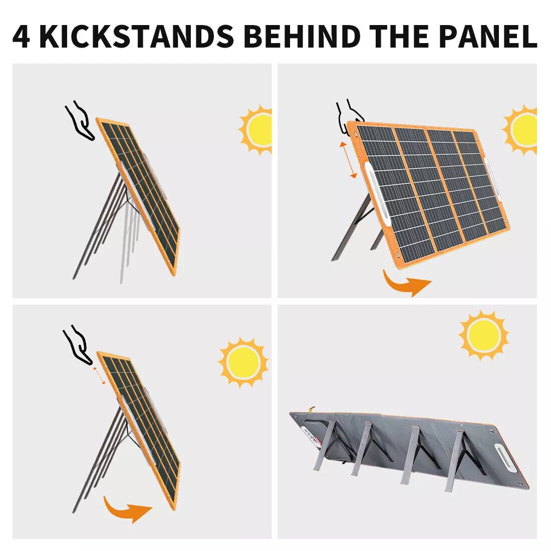 Flashfish T200 Solar Power Station Lifepo4 153.6Wh 200W Optional Solar Panel 18V