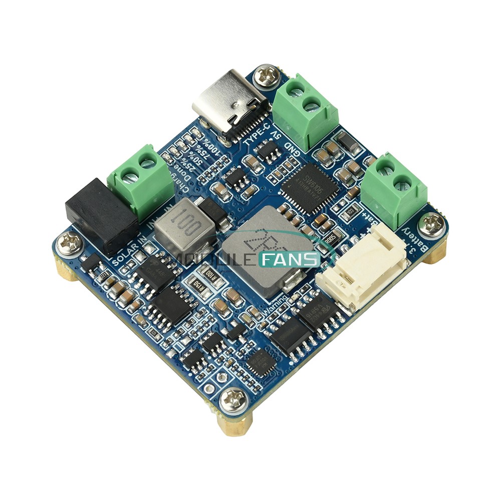 6-24V Solar Panel Power Management Module 5V 3A Supports MPPT, PD QC FCP SFCP