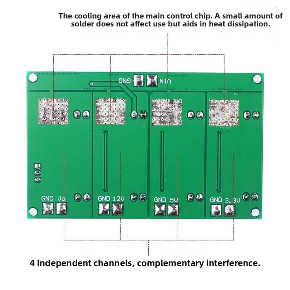 3A 50W Adjustable Range DC DC Step Down Converter 2V-28V with 3.3V 5V 12V Fixed