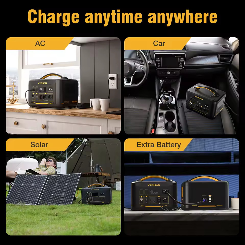 Jump 1800 Portable Power Station 1548Wh LiFePO4 Solar Generator 1800W Home Campi