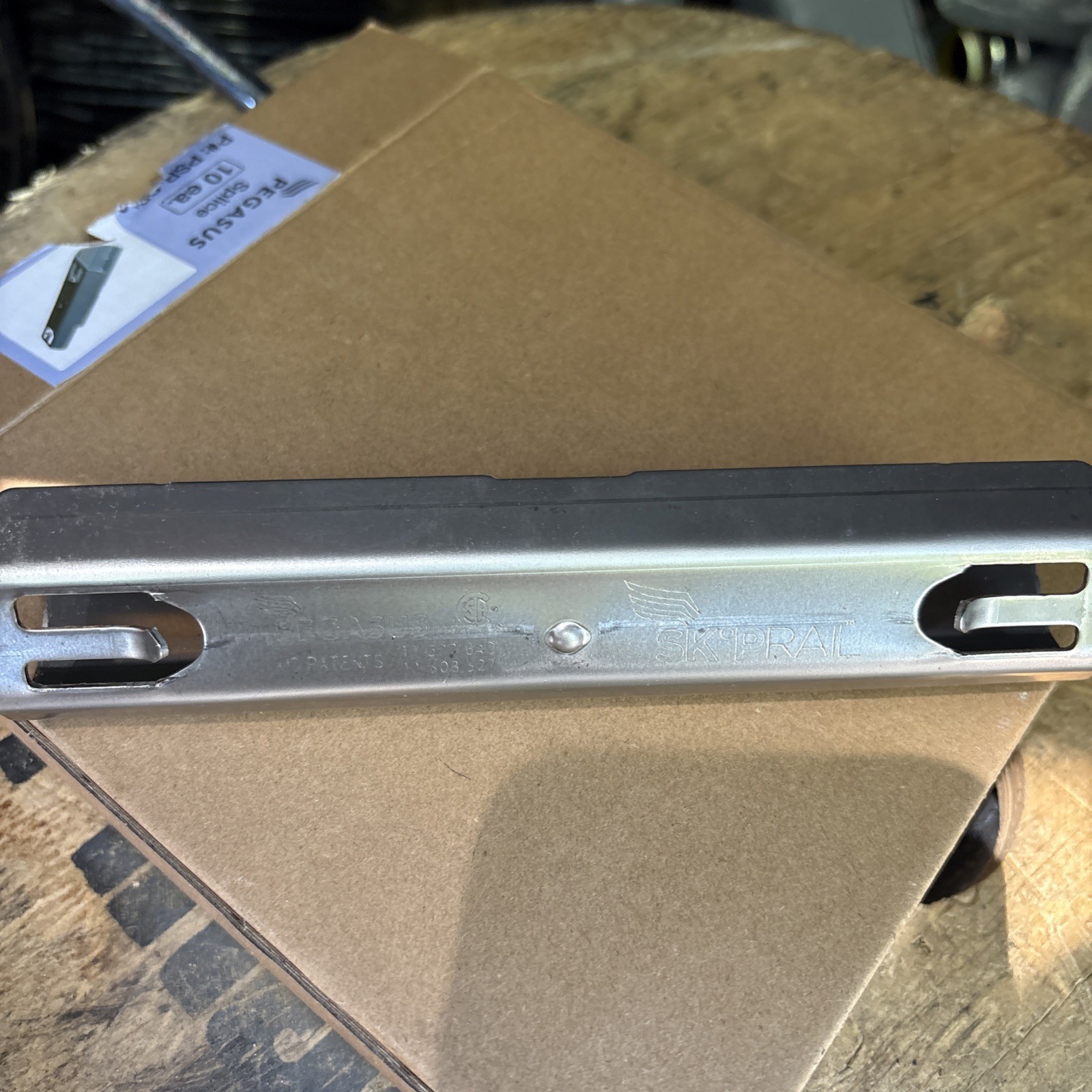 New Pegasus SK*PRAIL Metal Aluminum Splice Rails PSR-SPLS 10 pieces in box.