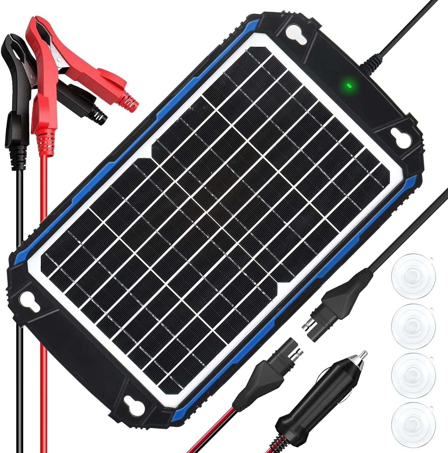 Effortless Charging with 12W Solar Panel – UltraSmart MPPT Technology Included