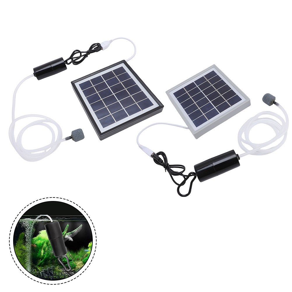 Portable 10W Solar Oxygen Pump Kit for Aquariums and Small Water Bodies