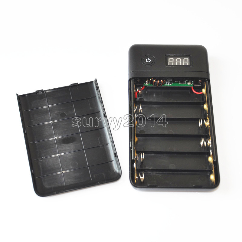 3.3A 5V-21V Mobile Power Bank Six Battery Charger For 19V Laptop iphone 5V