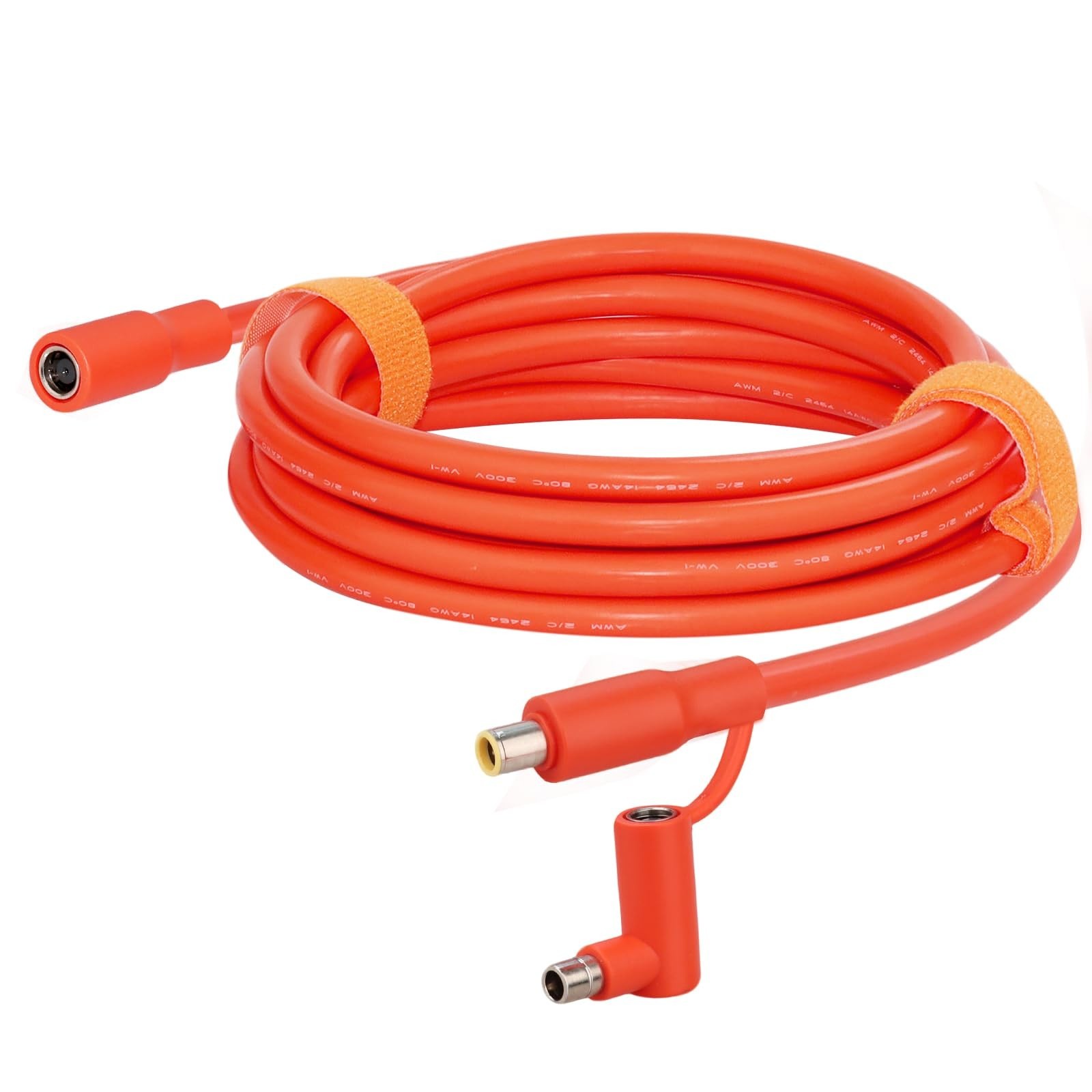 10FT Solar Panel Extension Cable, Female to Male with Right-Angle Adapter, 14AWG
