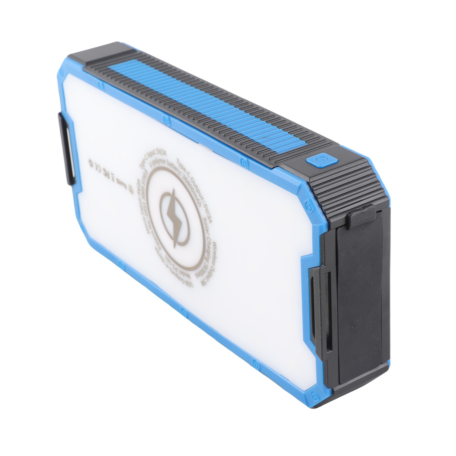 36800mAh Solar Power Bank With Wireless Charging For Outdoor Camping