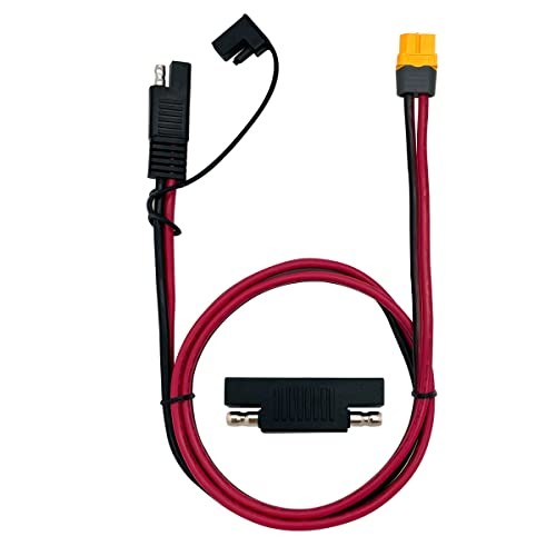 12AWG SAE to XT60 Connector Cord 12AWG Wire Extension Cable