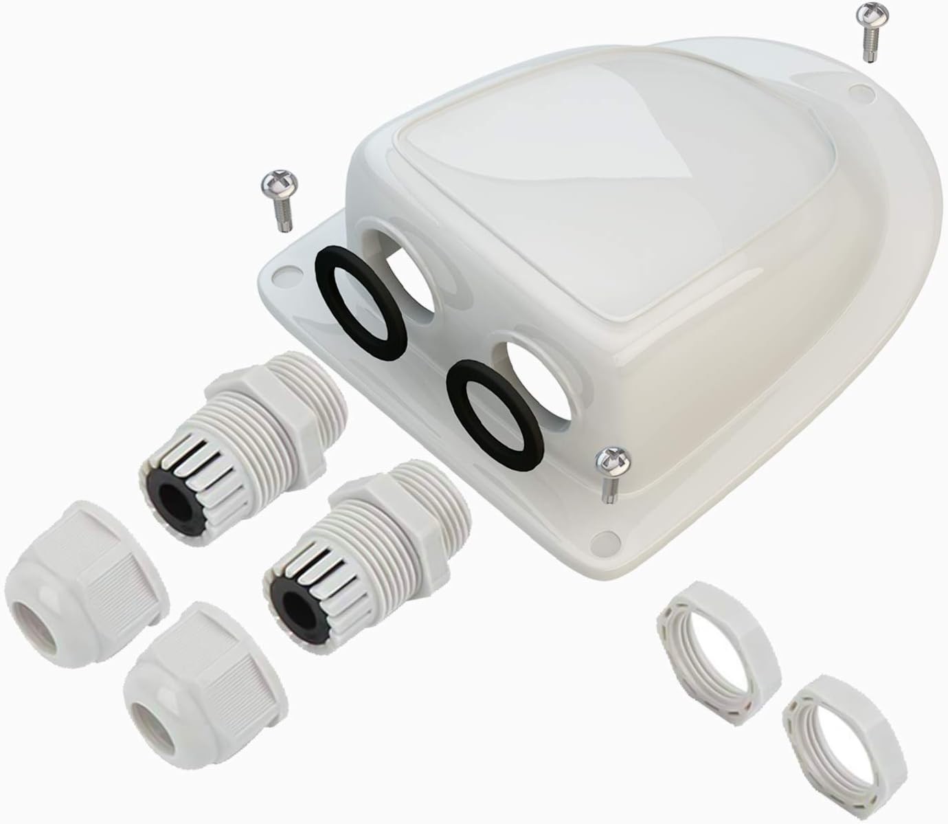 ABS Solar Double Cable Entry Gland for All Cable Types 2mm² to 6mm² for Solar…