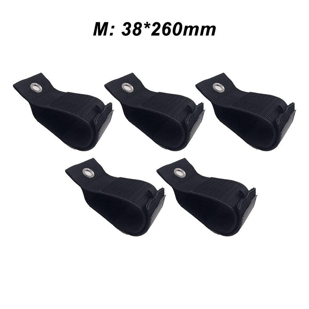 Nylon Storage Straps Set of 5 for Securing Items in For Trucks and Boats