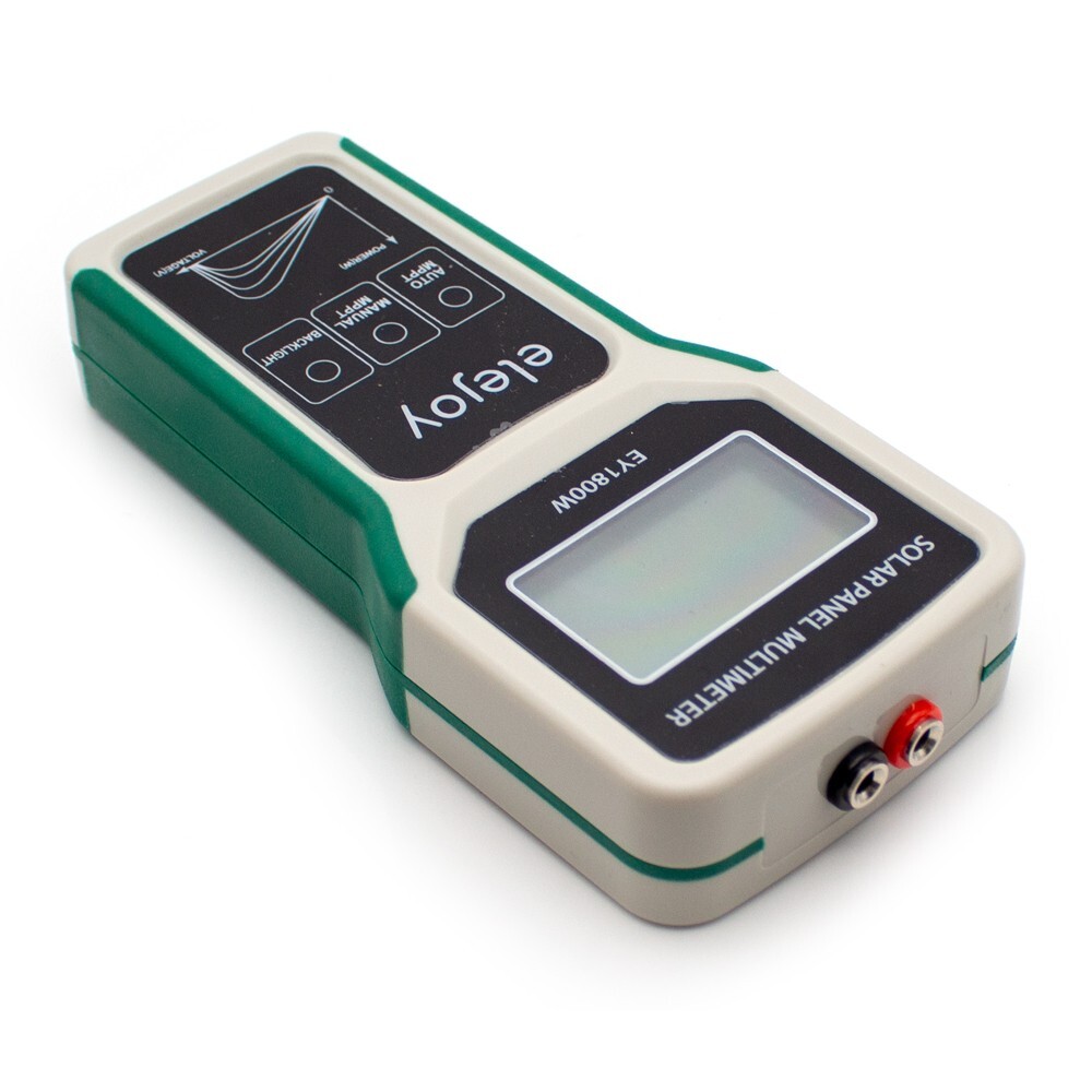 Solar Panel Multimeter MPPT Tester LCD Display VOC Testing Power Meter 5-1800W
