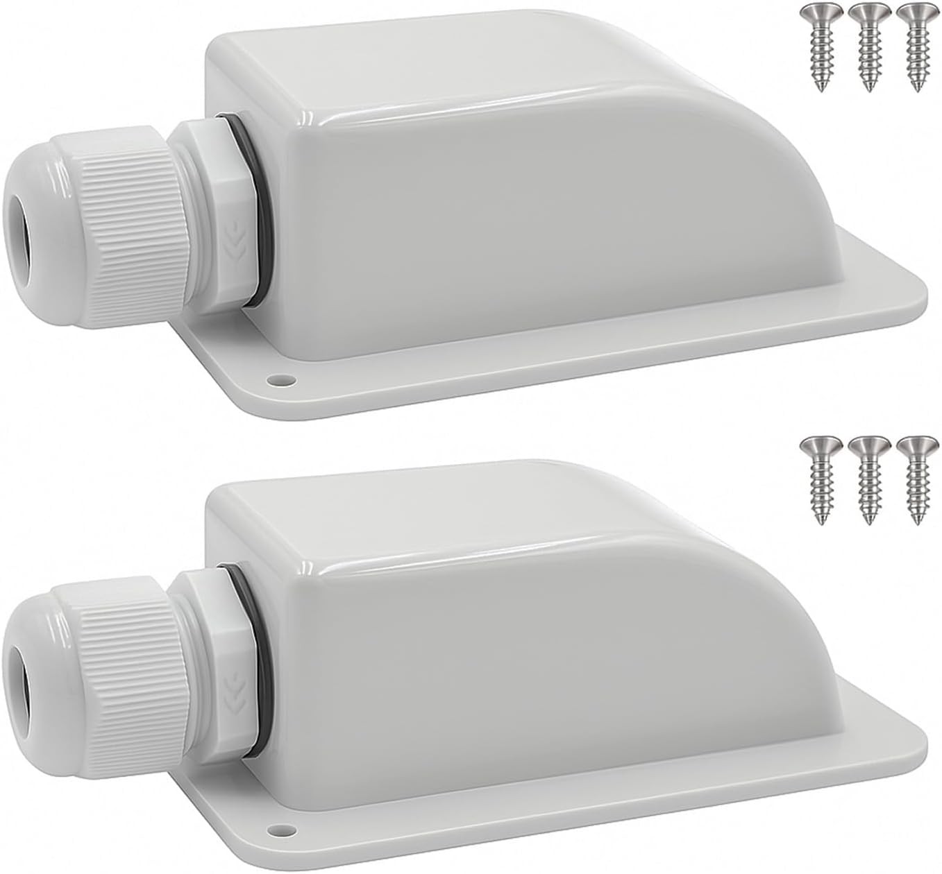 Waterproof solar cable entry gland for rv camper and boat panels