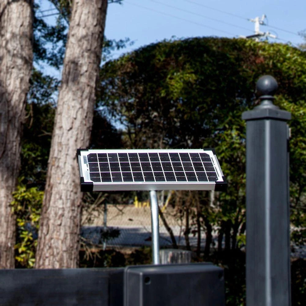 Mighty Mule FM123 Solar Panel Kit (10 Watt Gate Opener Accessory) NEW