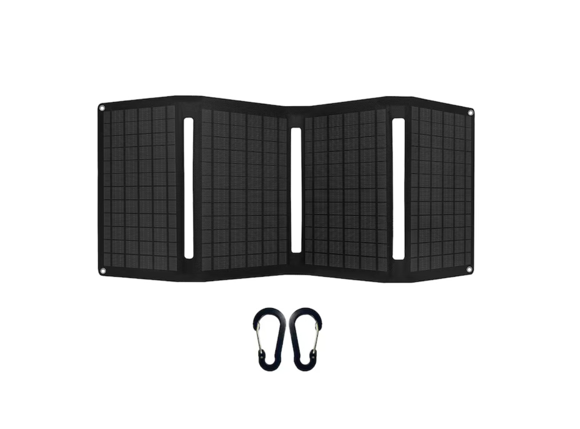 Utilitech 32-in x 12.4-in x 0.1-in 30-Watt Portable Solar Panel