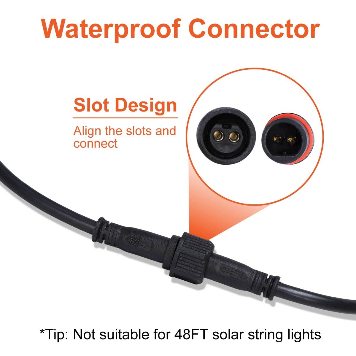 TINSUM Solar Extension Cable 5m16.4 Feet Extender Wires Cords Core with Plug …