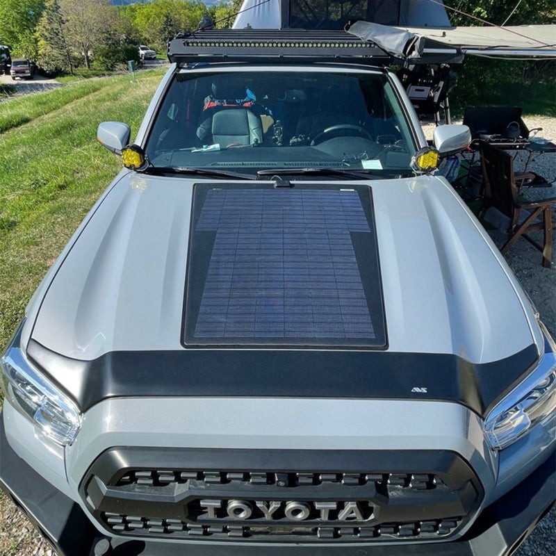 Lensun Solar Kit for Toyota Tacoma 3rd Gen 2016-2023 90W 12V Hood Panel Best New
