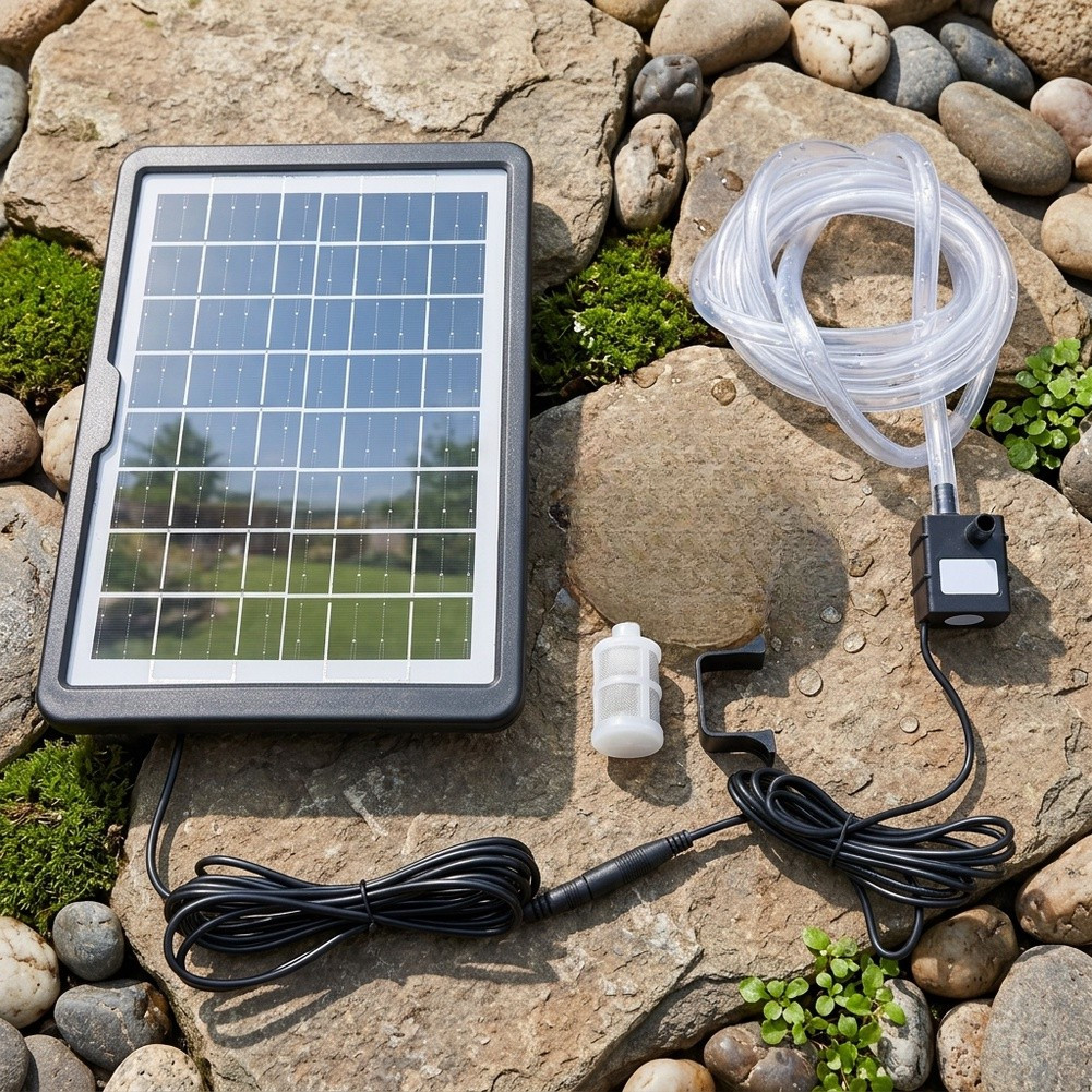 6W9V Submersible Pump Effortlessly Harness Solar Energy for Your Aquarium