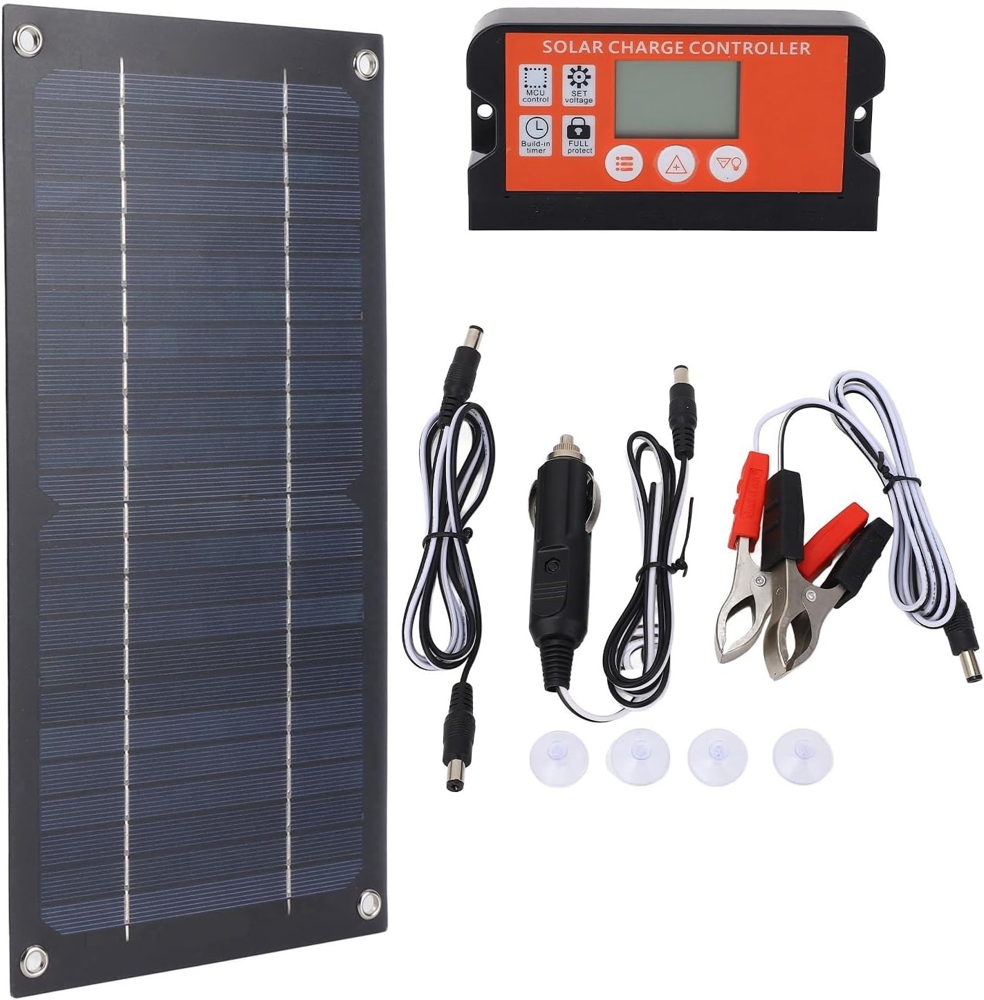 Lightweight 600W Solar Panel Kit with 100A Controller for Easy Outdoor Charging