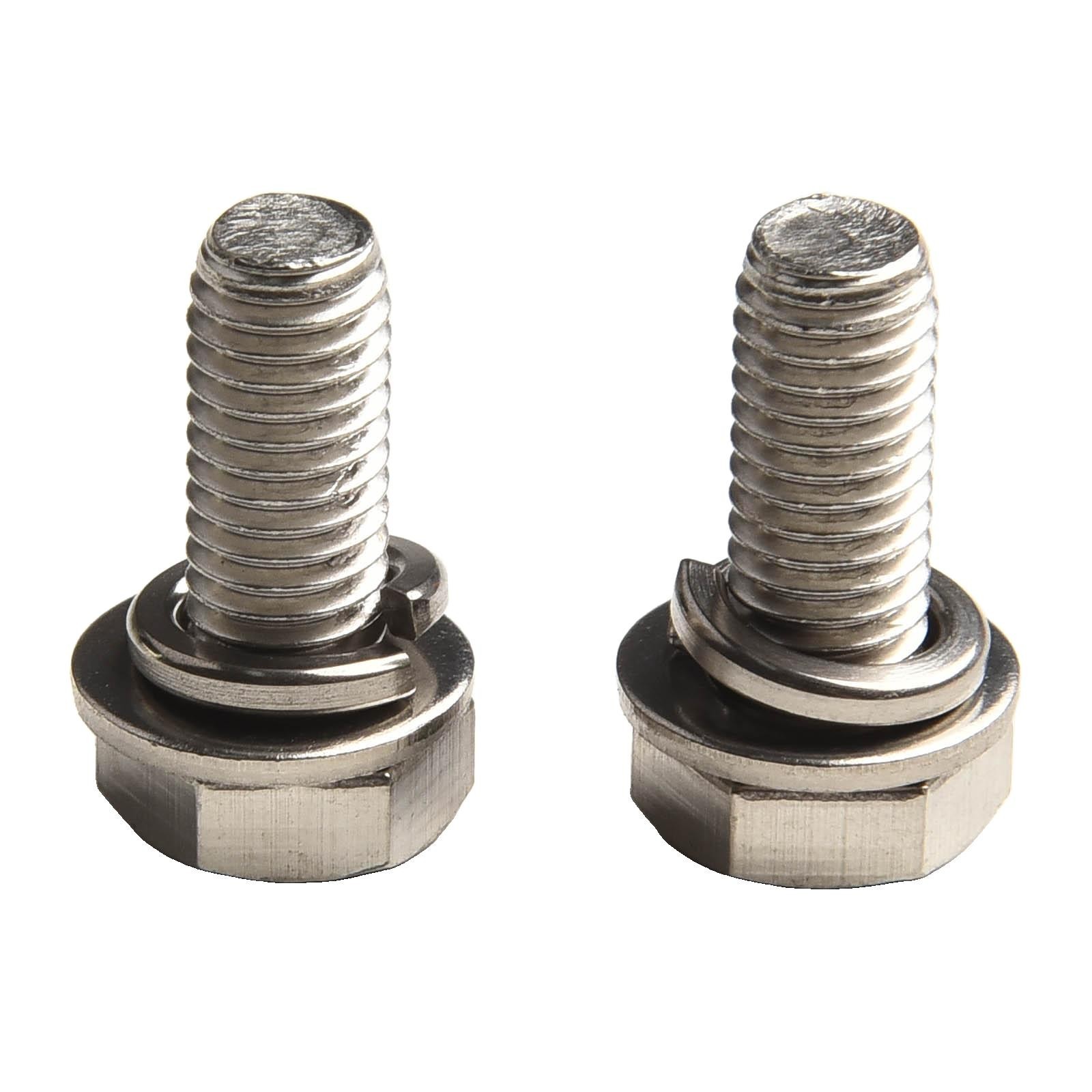 Brass Battery Poles Adapter Set Compatible with Car Batteries M6 Thread