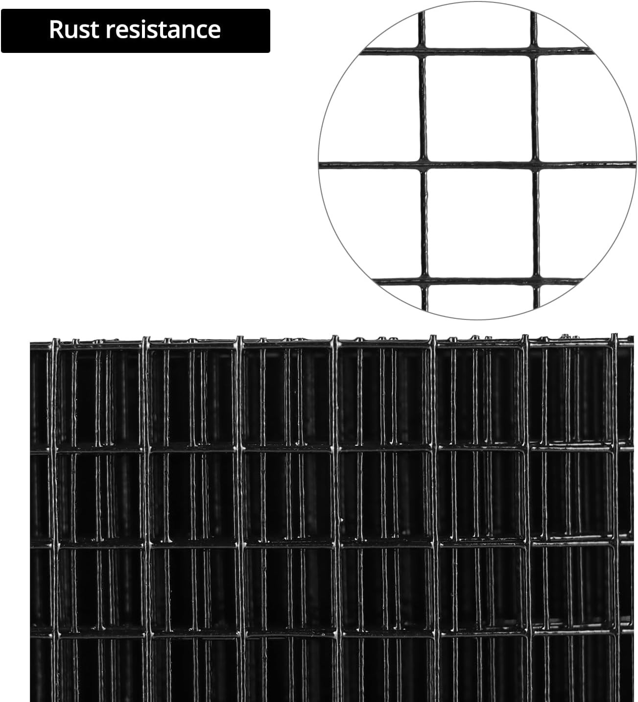 6″ X 100′ Solar Panel Roof Protection Net, 1/2 Inch Mesh for Perimeter Protectio