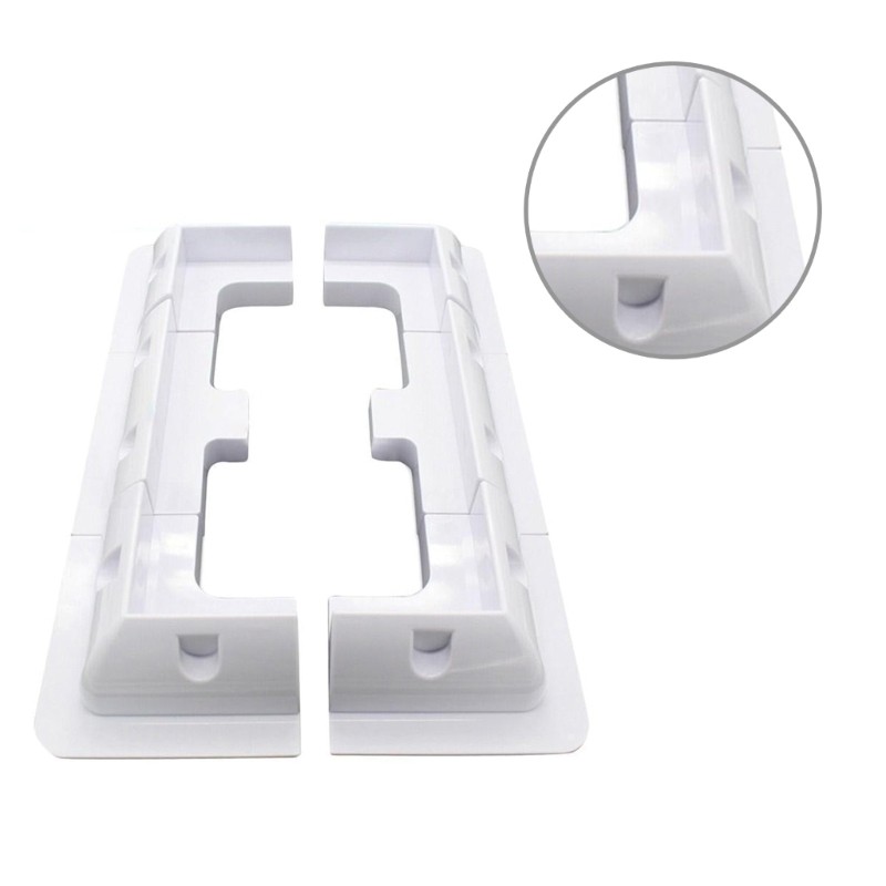 No Drill Solar Panel Mount Brackets ABS Corner Bracket Kit Support Kit