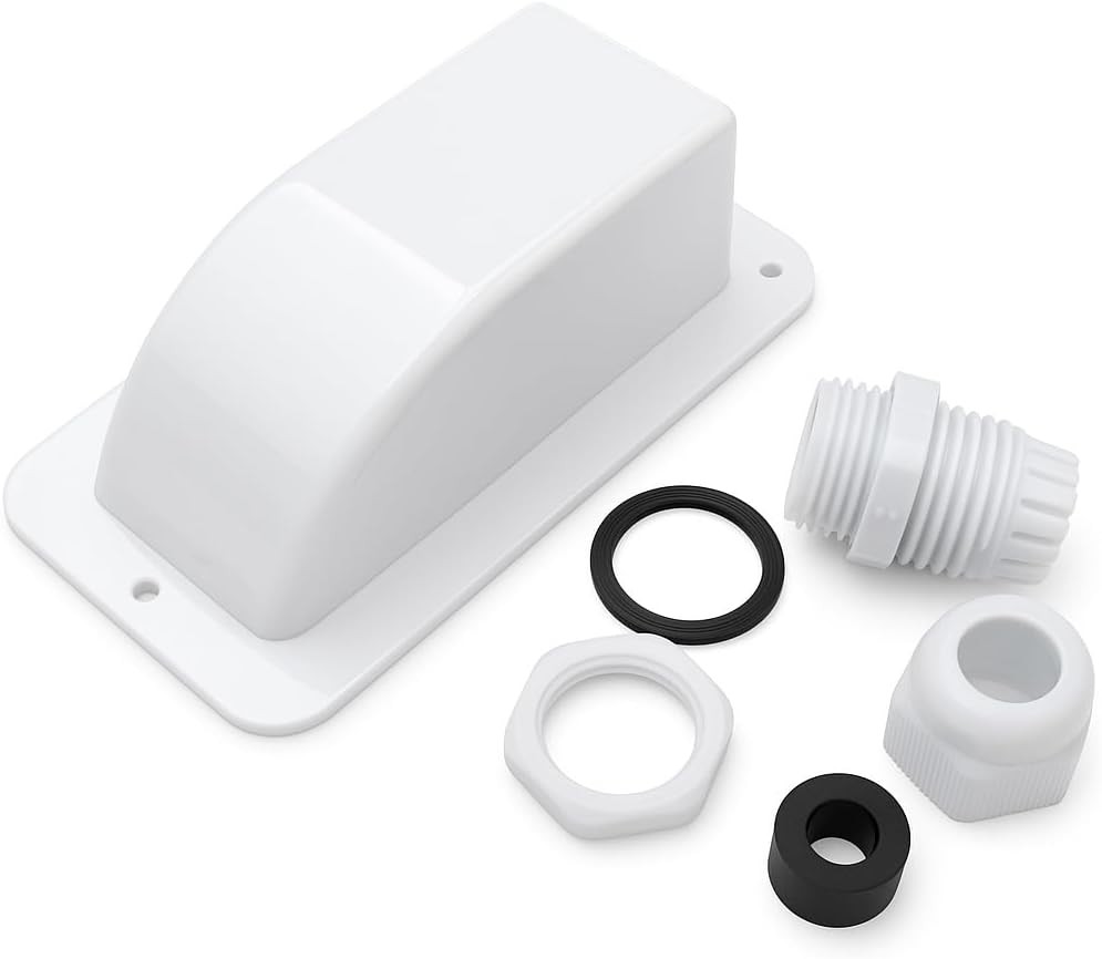 Waterproof solar cable entry gland for rv camper and boat panels