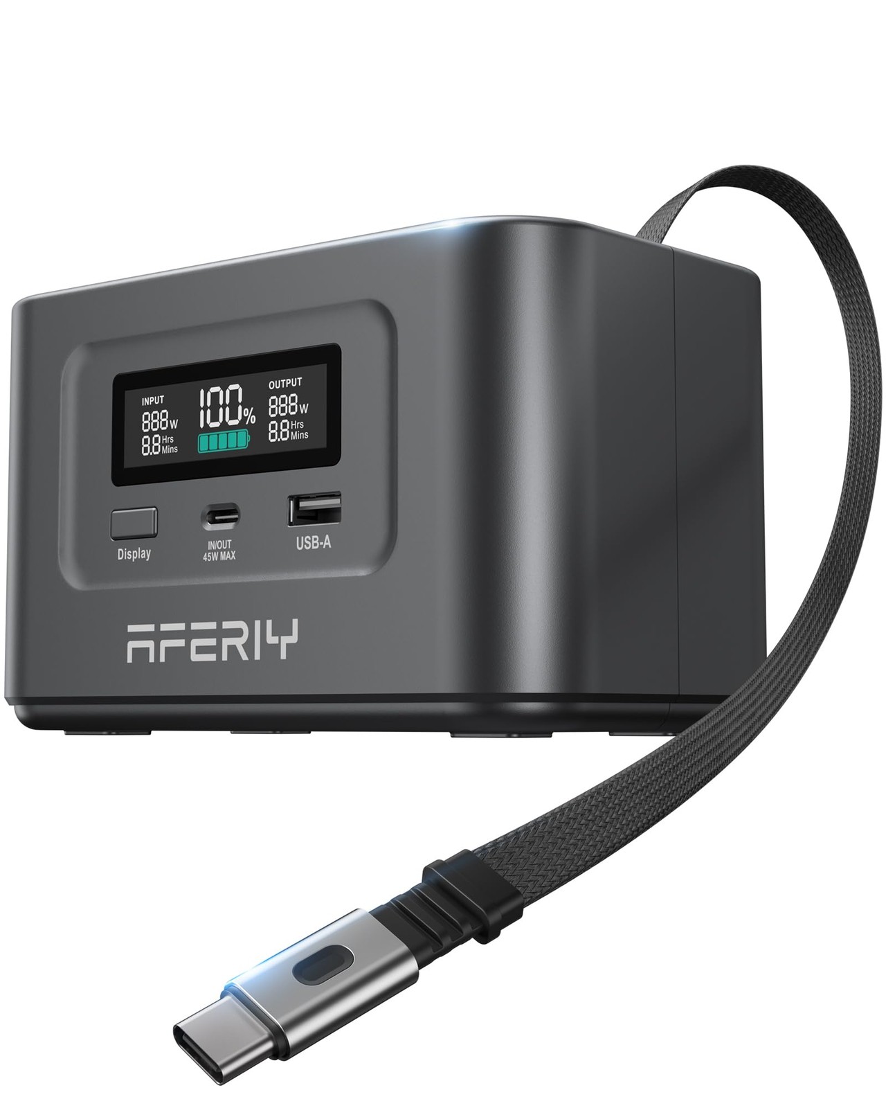 31000mAh Power Bank Station,100W PD3.0 Laptop Portable Charger, 145W Total Fa…