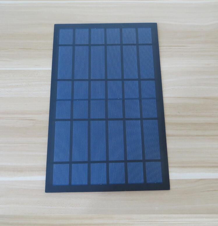 6 / 9 / 18 V 10W Poly PET Laminated Solar Panel Module for Camping/Hiking