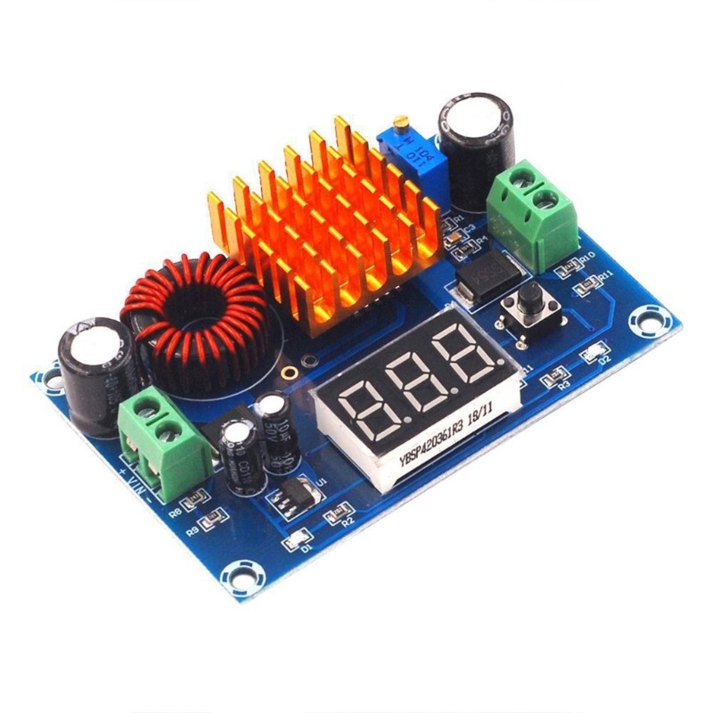 XH M411 Adjustable DCDC Boost Converter Module 4V-35V Input to 5V-45V Output